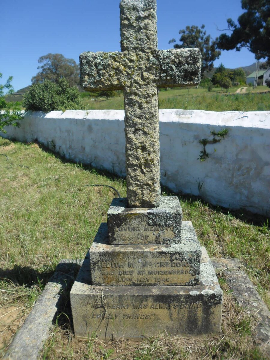 MCGREGOR Edith M. -1846