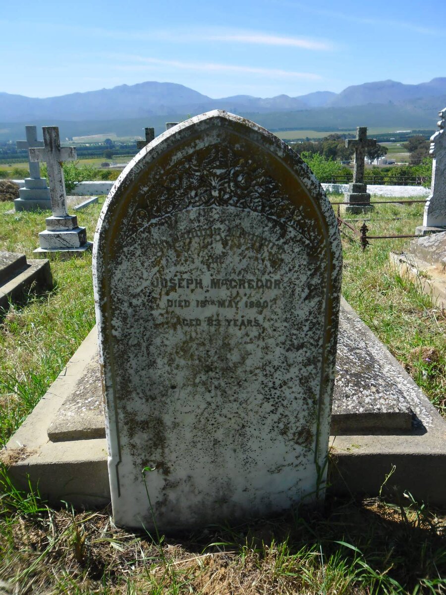 McGREGOR Joseph -1890