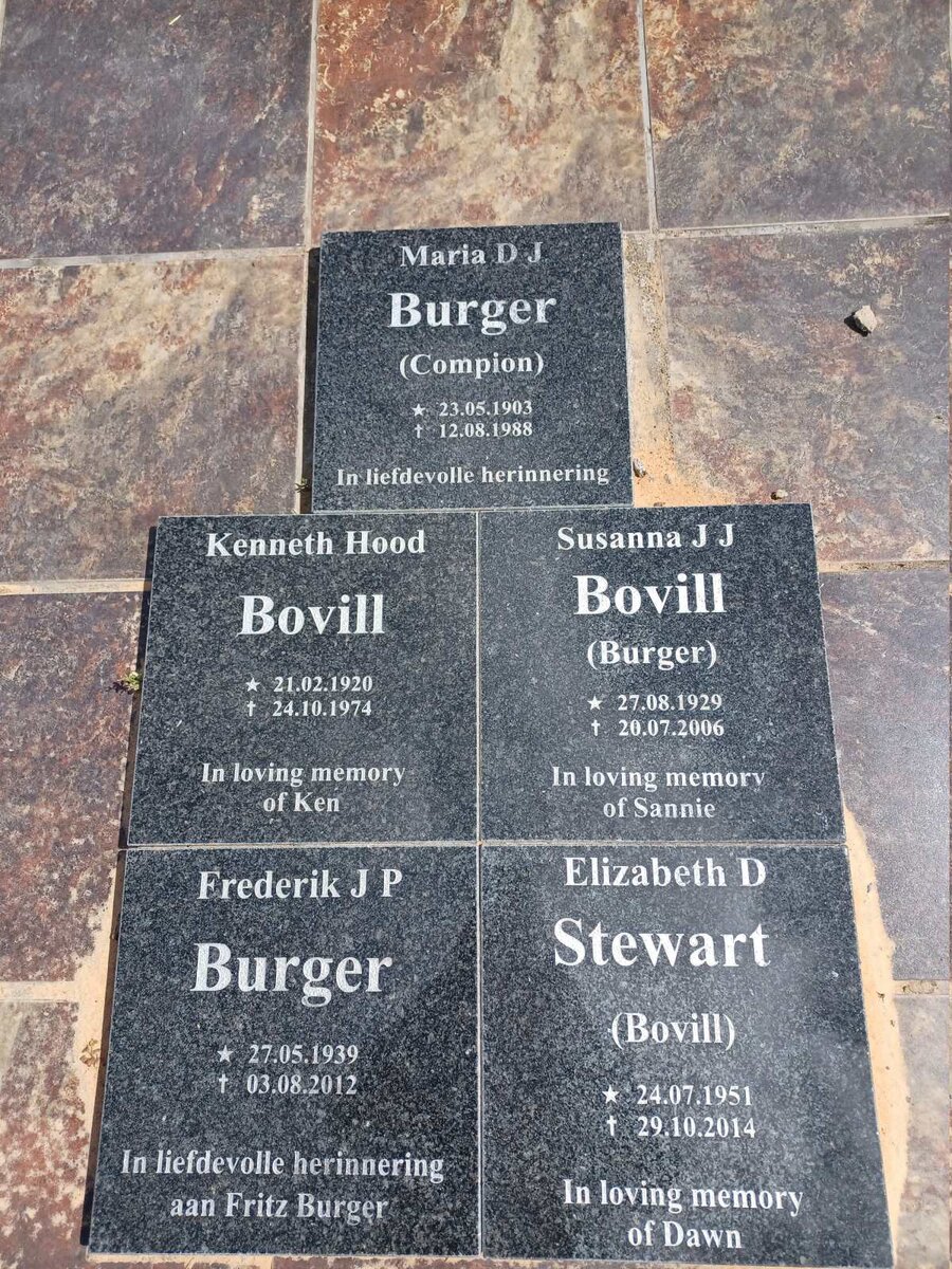 BURGER :: BOVILL :: STEWART :: COMPION
