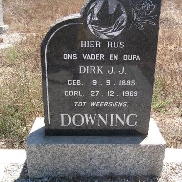 DOWNING Dirk J.J. 1885-1969