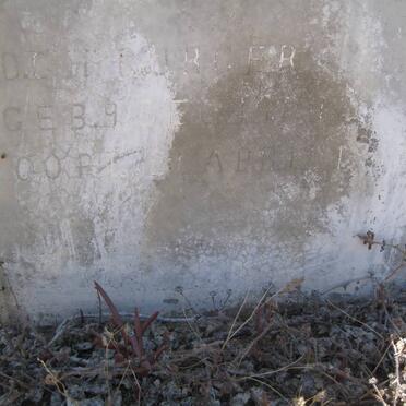 BURGER Johannes F. 1882-1962 &amp; Johanna C.M. 1885-1913 :: BURGER D.G.H 1904-