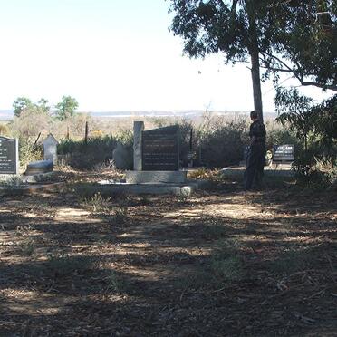 1. Oorsig van die begraafplaas op Sandfontein