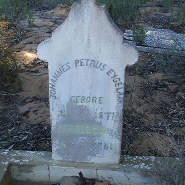 EYGELAAR Johannes Petrus 1877-1961