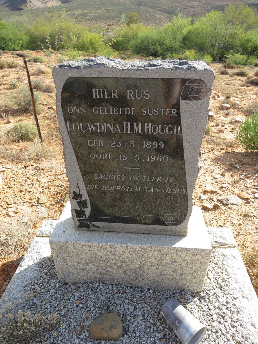 HOUGH Louwdina H.M. 1899-1960