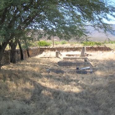 Western Cape, CLANWILLIAM district, Biedouw valley, Welbedacht 139, farm cemetery