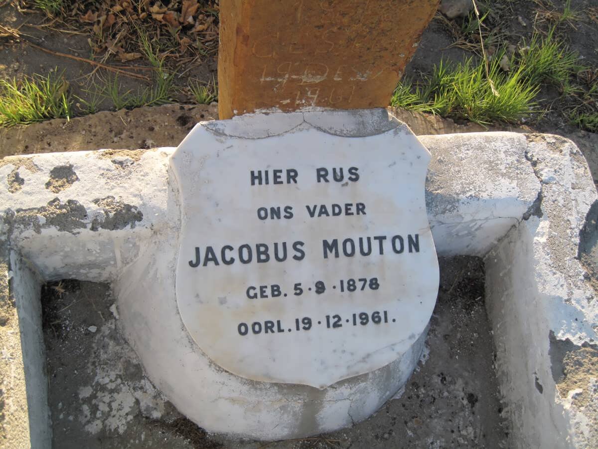 MOUTON Jacobus 1878-1961