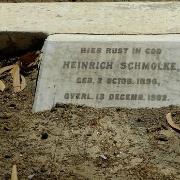 SCHMOLKE Heinrich 1896-1902