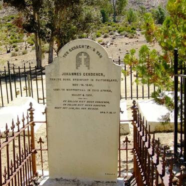 GERDENER Johannes 1841-1891