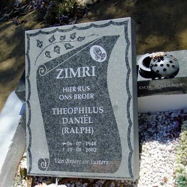 ZIMRI Theophilus Daniel 1948-2002