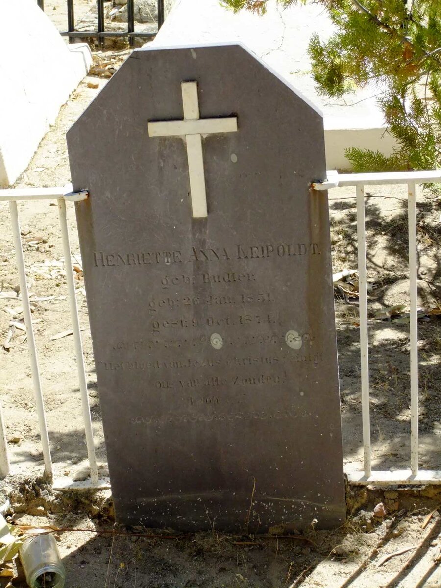 LEIPOLDT Henriette Anna nee BUDLER 1851-1874