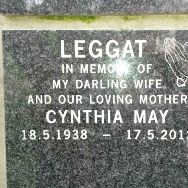 LEGGAT Cynthia May 1938-2012