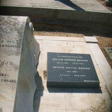 BASSON Willem Vernon 1907-1961 &amp; Hester SMIT 1917-1977