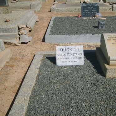 DUCKITT Aileen Constance 1900-1988 :: DUCKITT Maggie -1947