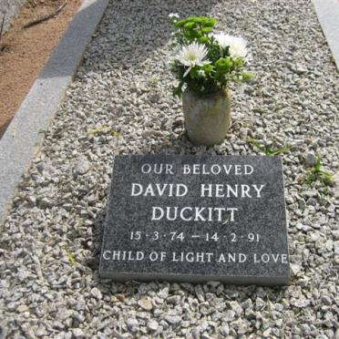 DUCKITT Frederick Van der Riet 1918-2000 &amp; Anna Dorothea COETSEE 1923-1987 :: DUCKITT David Henry 1974-1991 