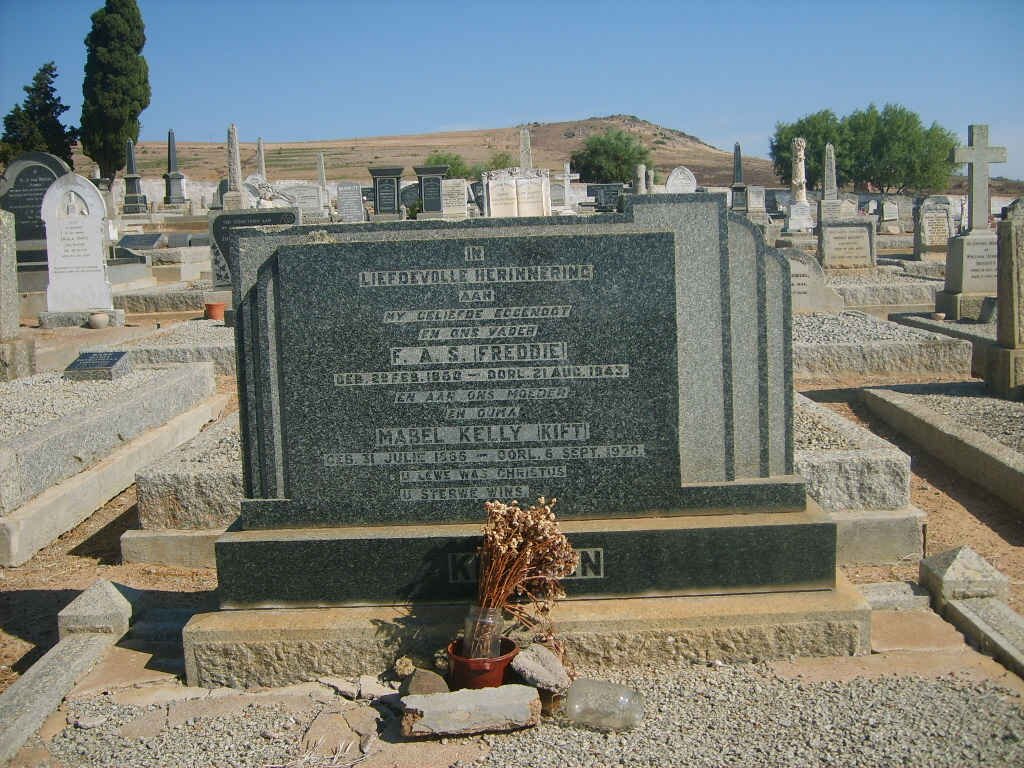 ? F.A.S. 185?-1943 &amp; Mabel Kelly KIFT 1886-1970