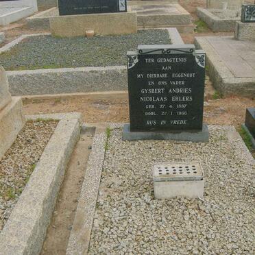EHLERS Gysbert Andries Nicolaas 1887-1966