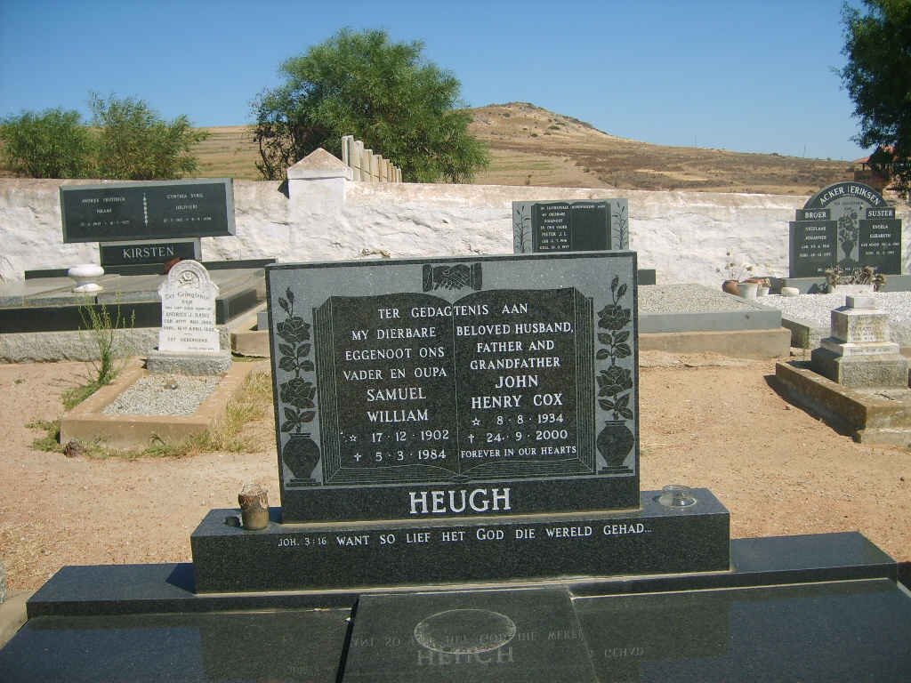 HEUGH Samuel William 1902-1984 :: COX John Henry 1934-2000