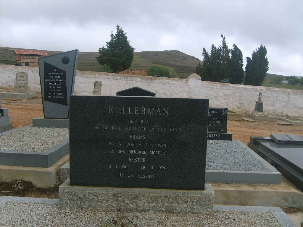 KELLERMAN Frank 1906-1975 &amp; Hester 1906-1978