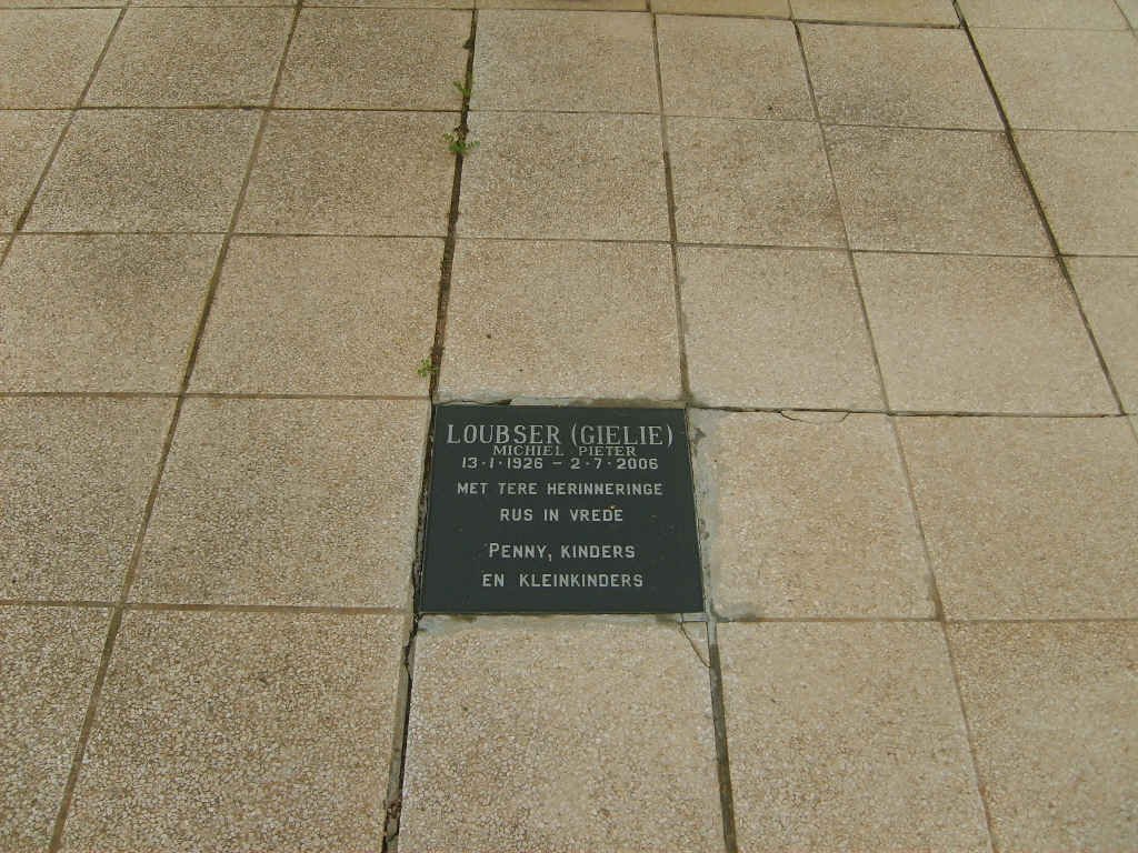 LOUBSER Michiel Pieter 1926-2006