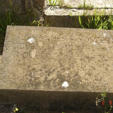MOSTERT Johannes F. 1847-1909
