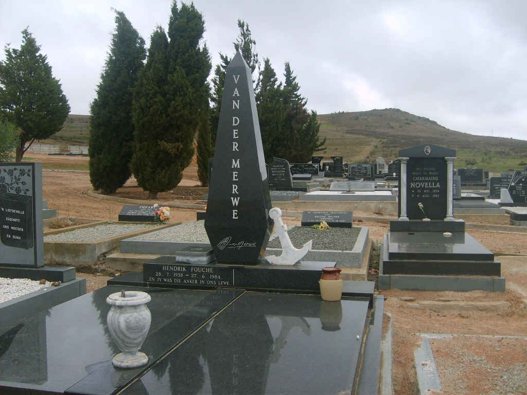 MERWE Hendrik Fouche, van der 1938-1984