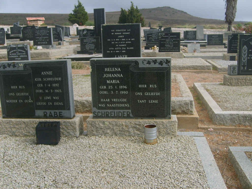 RABE Annie nee SCHREUDER 1892-1965 :: SCHREUDER Helena Johanna Maria 1896-1980