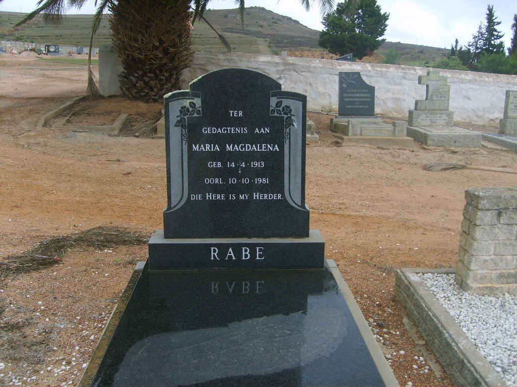 RABE Maria Magdalena 1913-1981