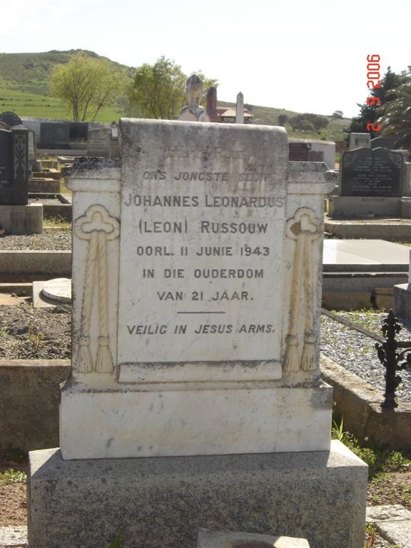 RUSSOUW Johannes Leonardus -1943