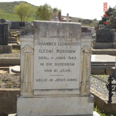 RUSSOUW Johannes Leonardus -1943
