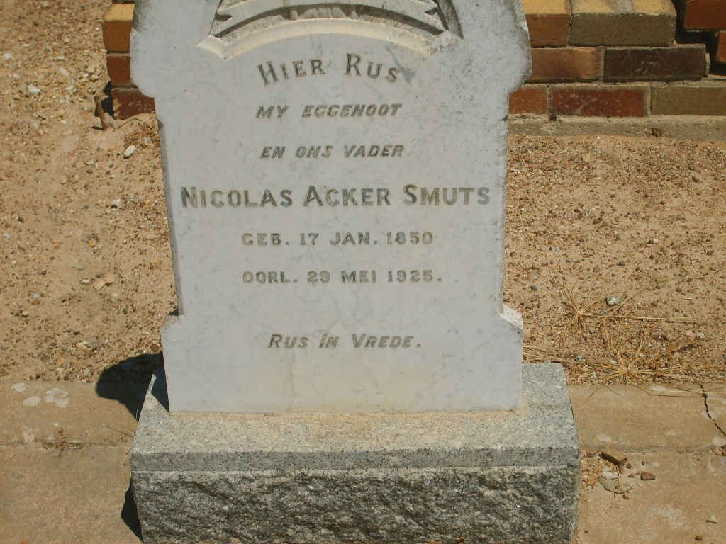 SMUTS Nicolas Acker 1850-1925