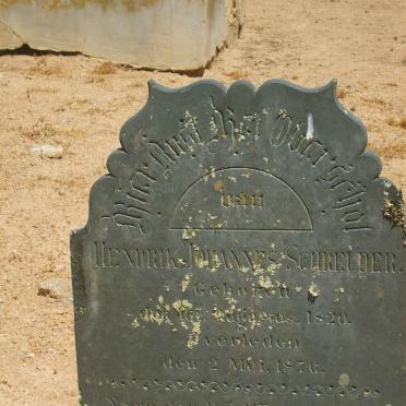SCHREUDER Hendrik Johannes 1820-1876