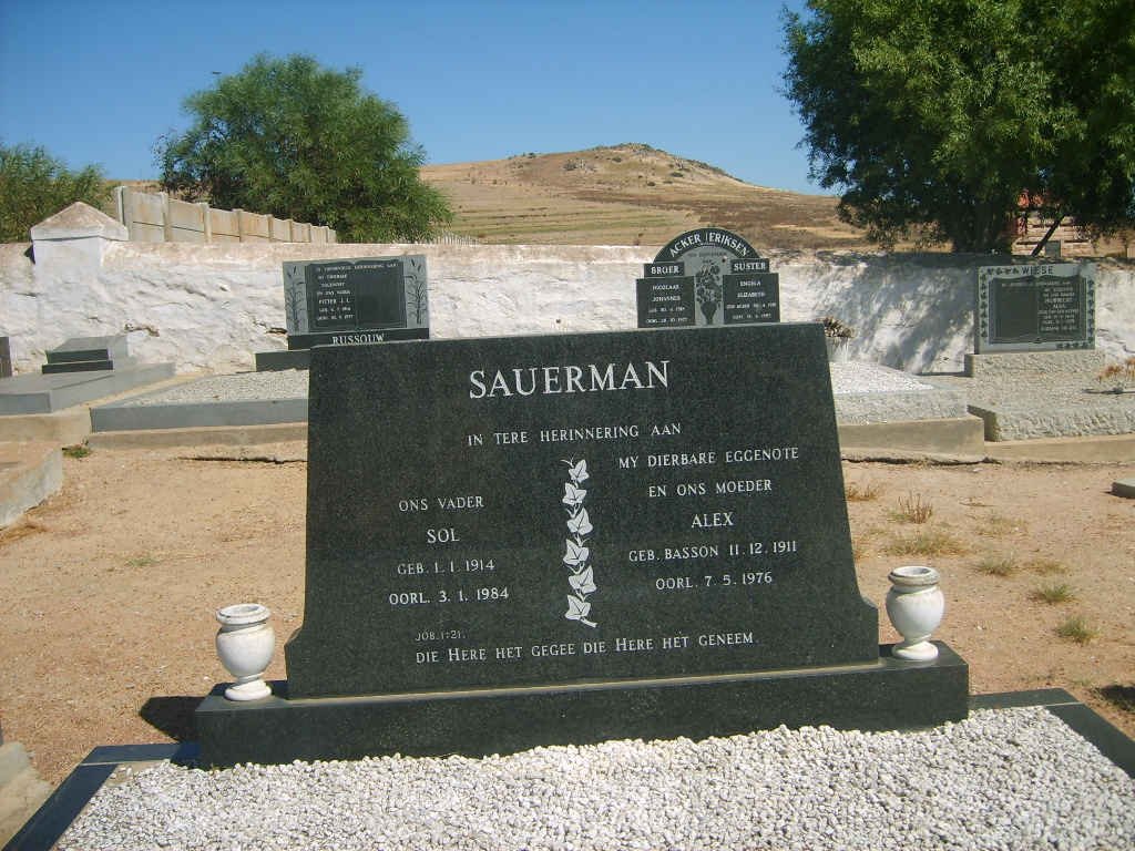 SAUERMANN Sol 1914-1984 &amp; Alex BASSON 1911-1976