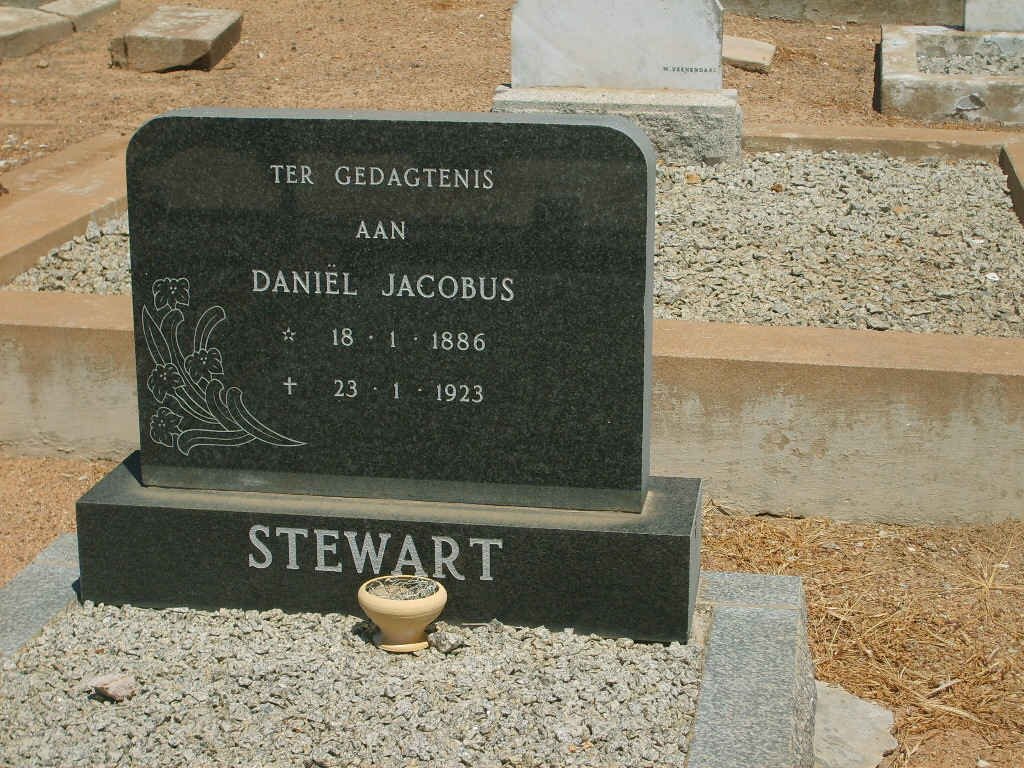 STEWART Daniël Jacobus 1886-1923