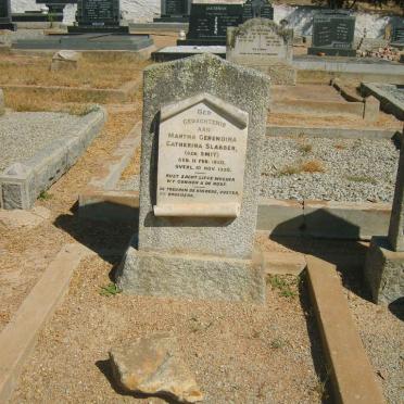 SLABBER Martha Gerendina Catherina nee SMIT 1860-1930