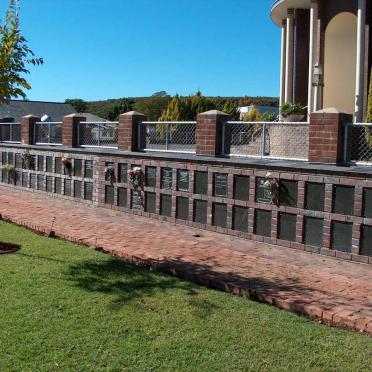 Western Cape, DE DOORNS, NG Kerk, Muur van Herinnering