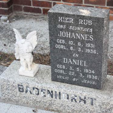 BADENHORST Johannes 1931-1936 :: BADENHORST Daniel 1934-1936