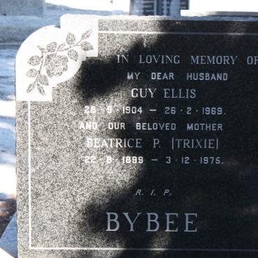 BYBEE Guy Ellis 1904-1969 &amp; Beatrice P. 1899-1975