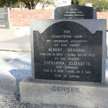 BEUKES Albert Hendrik 1872-1957 &amp; Catharina Elizabeth CONRADIE 1876-1961