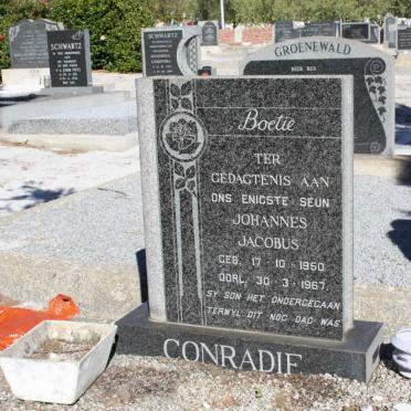 CONRADIE Johannes Jacobus 1950-1967