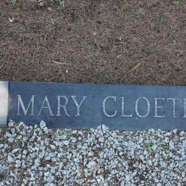 CLOETE Mary