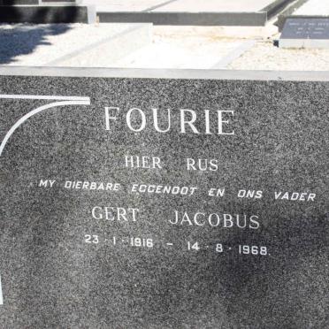 FOURIE Gert Jacobus 1916-1968