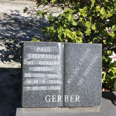 GERBER Paul Stephanus 1946-1980