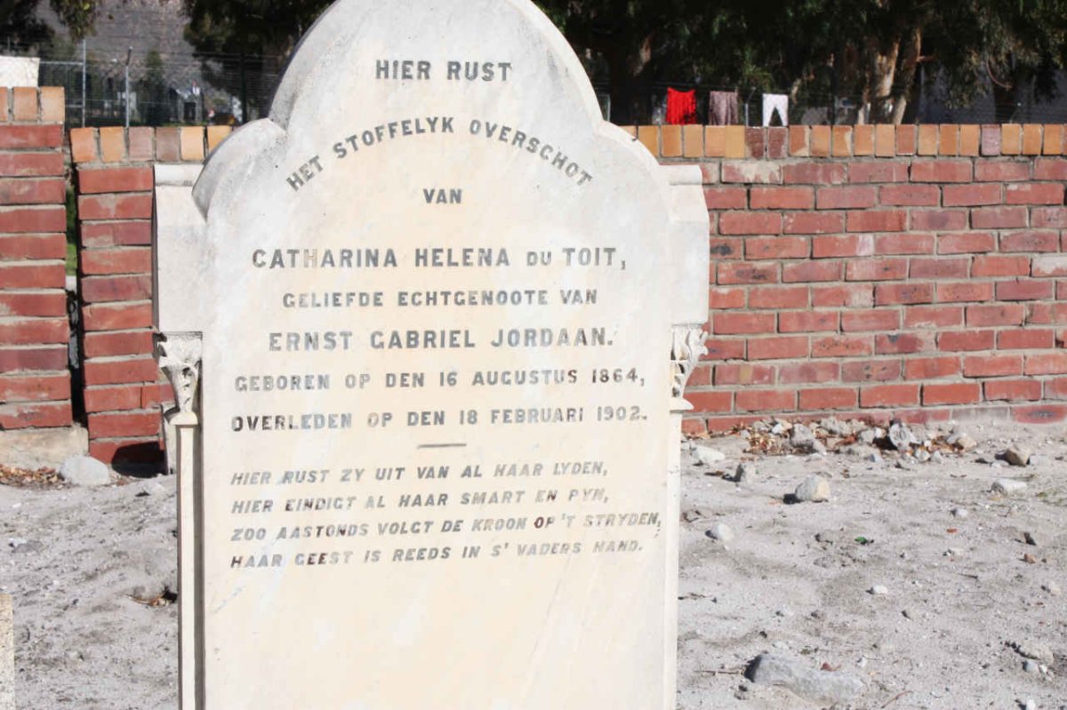 JORDAAN Ernst Gabriel 1864-1902