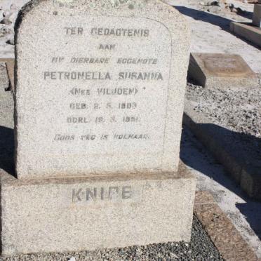 KNIPE Petronella Susanna nee VILJOEN 1903-1951