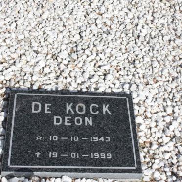 KOCK Deon, de 1943-1999
