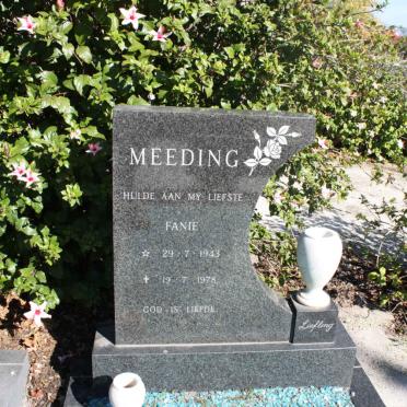 MEEDING  Fanie 1943-1978