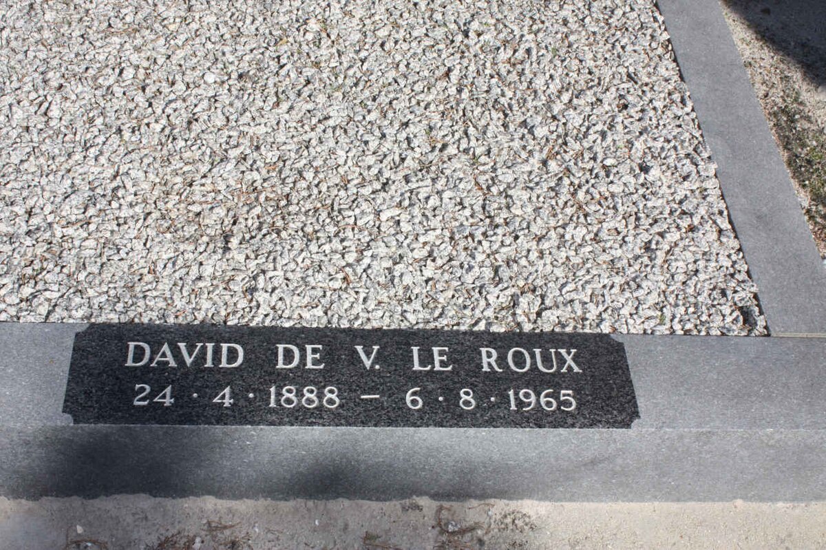 ROUX David De V., le 1888-1965