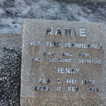 RABIE Henry 1947-1960