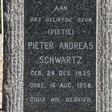 SCHWARTZ Pieter Andreas 1935-1958