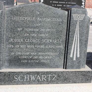 SCHWARTZ Johan George 1895-1960